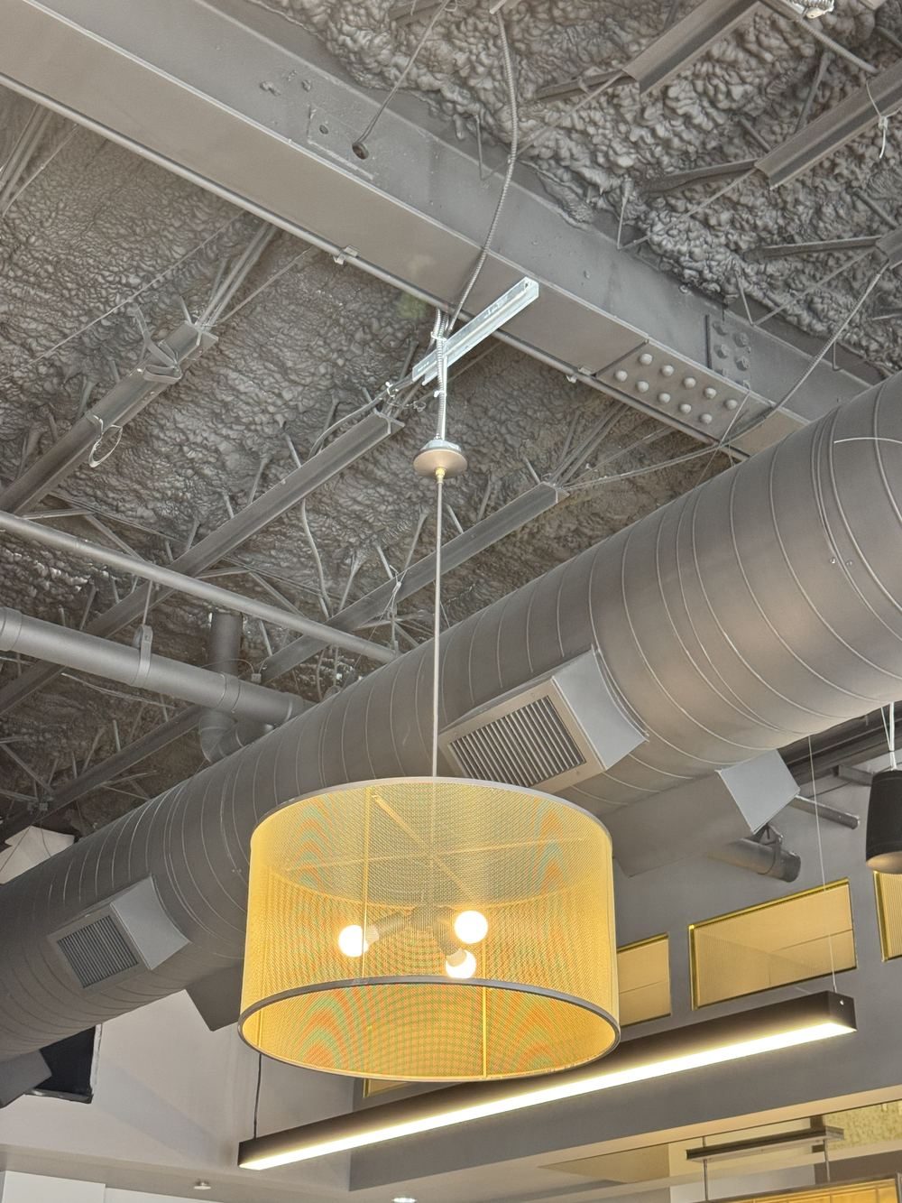 Commercial interior ceiling painting