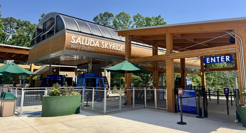 Saluda Skyride station painting